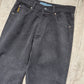 Early 2000s Eco-stone Diagonal Weave Textured Grey Pants / Trousers  (28~30)