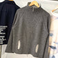 Knit Zip Up with Cutout Style Pockets