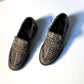 AW92 Raw Edge Tweed Style Loafers  (JP26/ UK7.5)