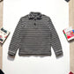 Early 2000s Black Grey White Chunky Knit Pullover (~M~)