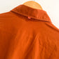 Early 2000s Orange Scar Stitch Cropped Shirt  (M~L)