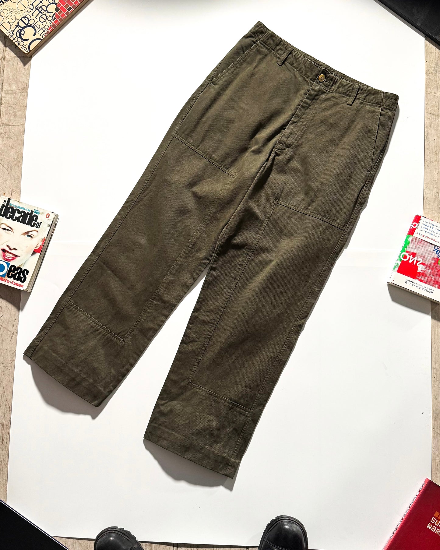 2000s Knee Panel Work Pants (31~33)