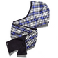 Blue Plaid / Black Reversible Scood Harf (OS)