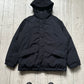 Early 2000s Black Padded Down Jacket / Parka (~XL~ )