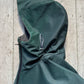 2000s Iridescent Deep Green Fleece Lined Side Zip Technical Jacket (~M~)