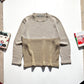1993 Tonal Beige Split Knit Jumper (~M~)