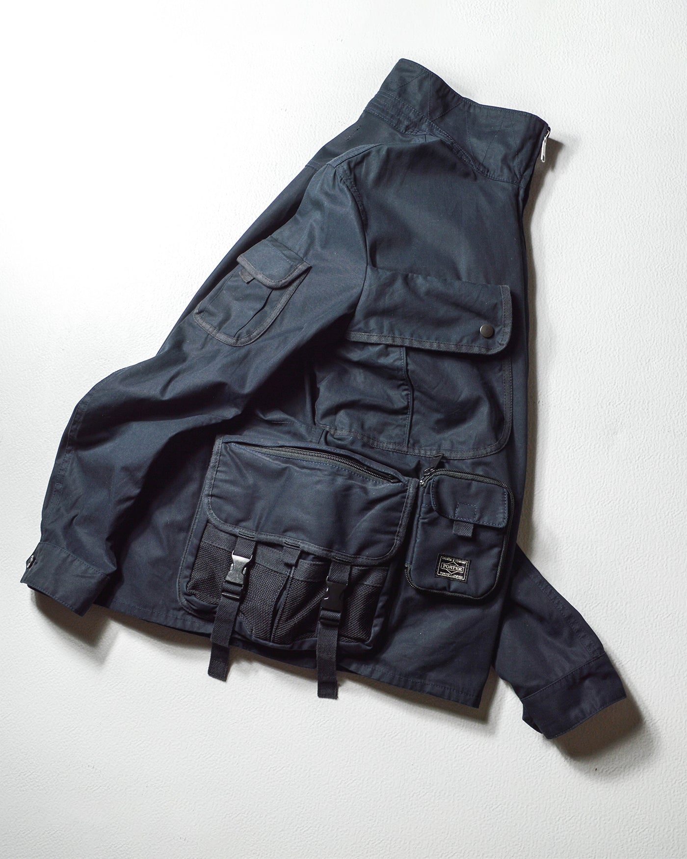 SS09 Deep Navy Utility Cargo Jacket (~S~)