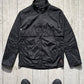 2000s  Custom Nano Sphere Textured Fabric Panelled Sleeve Pocket  Jacket (~M~)