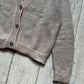 Scale Texture Blush / Grey Knit Jumper / Cardigan  (~S~)