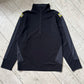 Hybrid Panelled Quarter Zip Pull Over  (~L~)