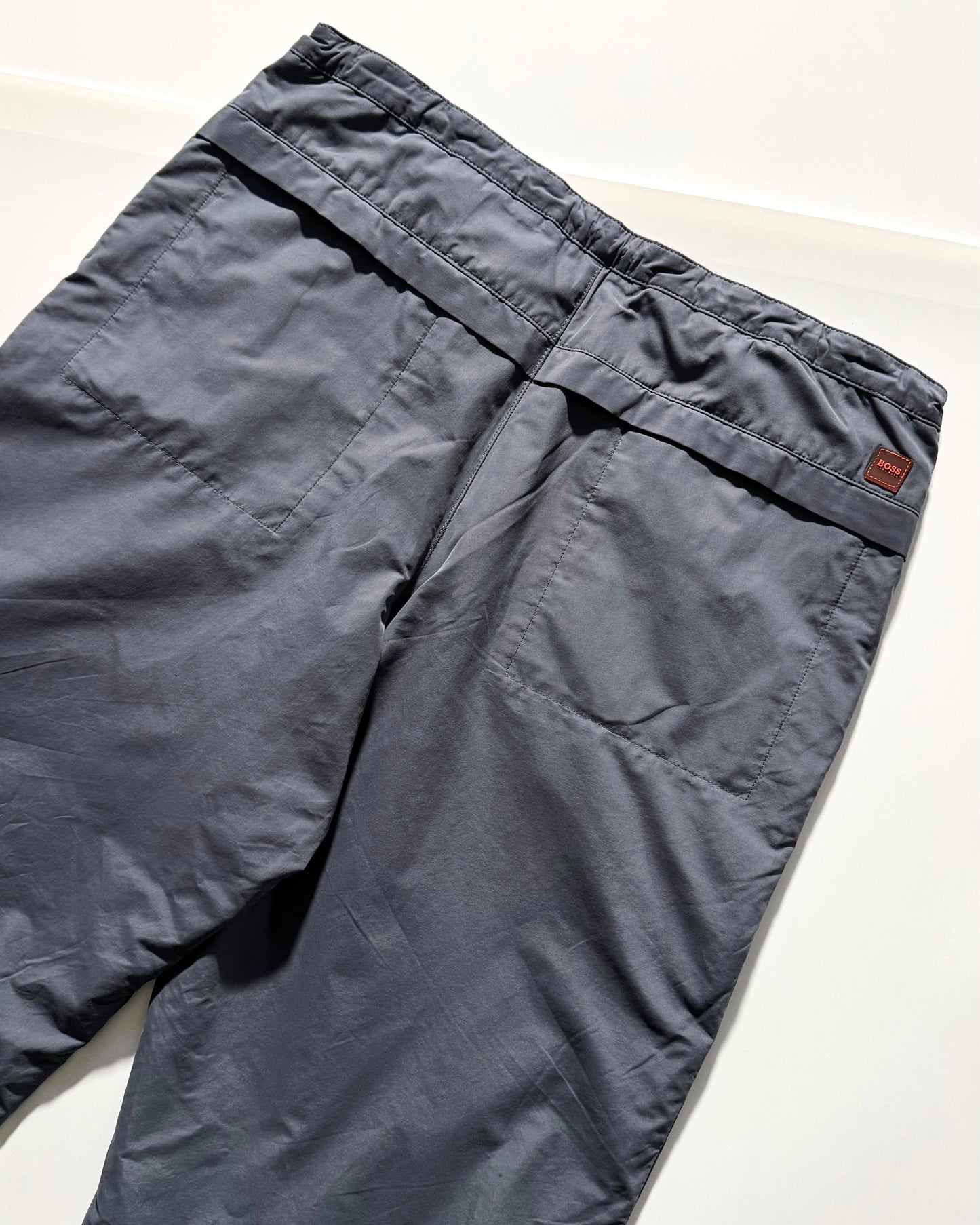 Early 2000s Clean Grey Tech Pants (33~36)
