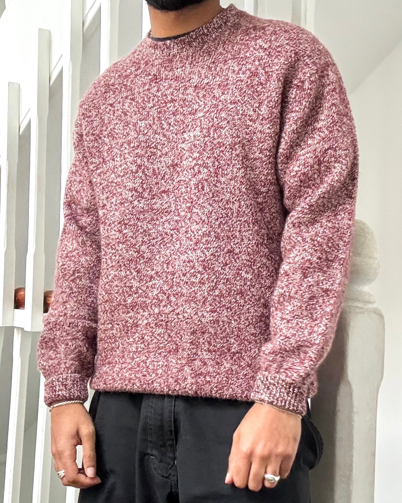 1994 Heather Red Knit Jumper (~M~)