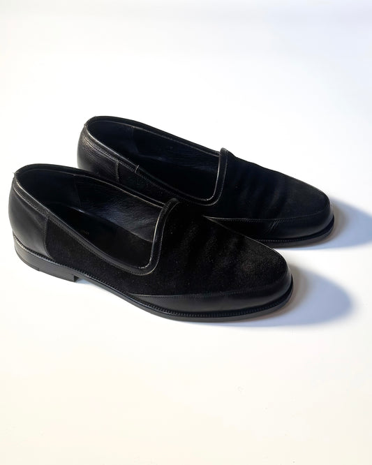 Mid 90s Sleek Suede / Leather Loafers  (JP26 / UK7.5)