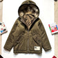 Spring 2000 Faux Fur  Face Full Zip Parka Jacket (~M~)