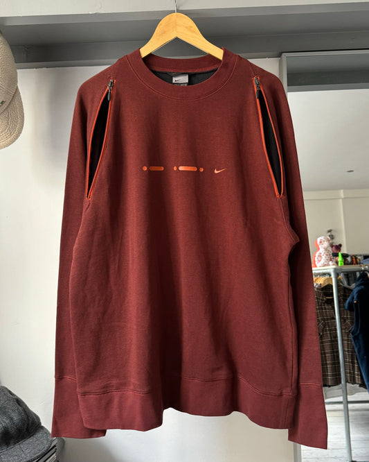 Fall 2001 Maroon / Orange Zip Ventilated Jumper (XL)