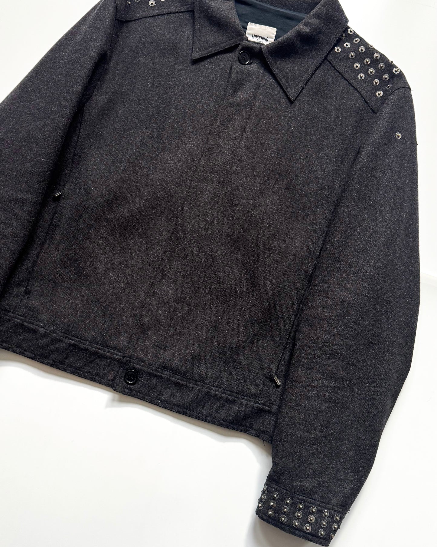 Early 2000s Studded Snap Embellished Work Jacket (~L~)