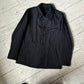 2002 Homme Textured Needle Punch Style Tonal Black Work Jacket (~M~)