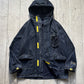 90s Drawcord Adjustment Toggle Feature Denim Parka Jacket (~XL~)