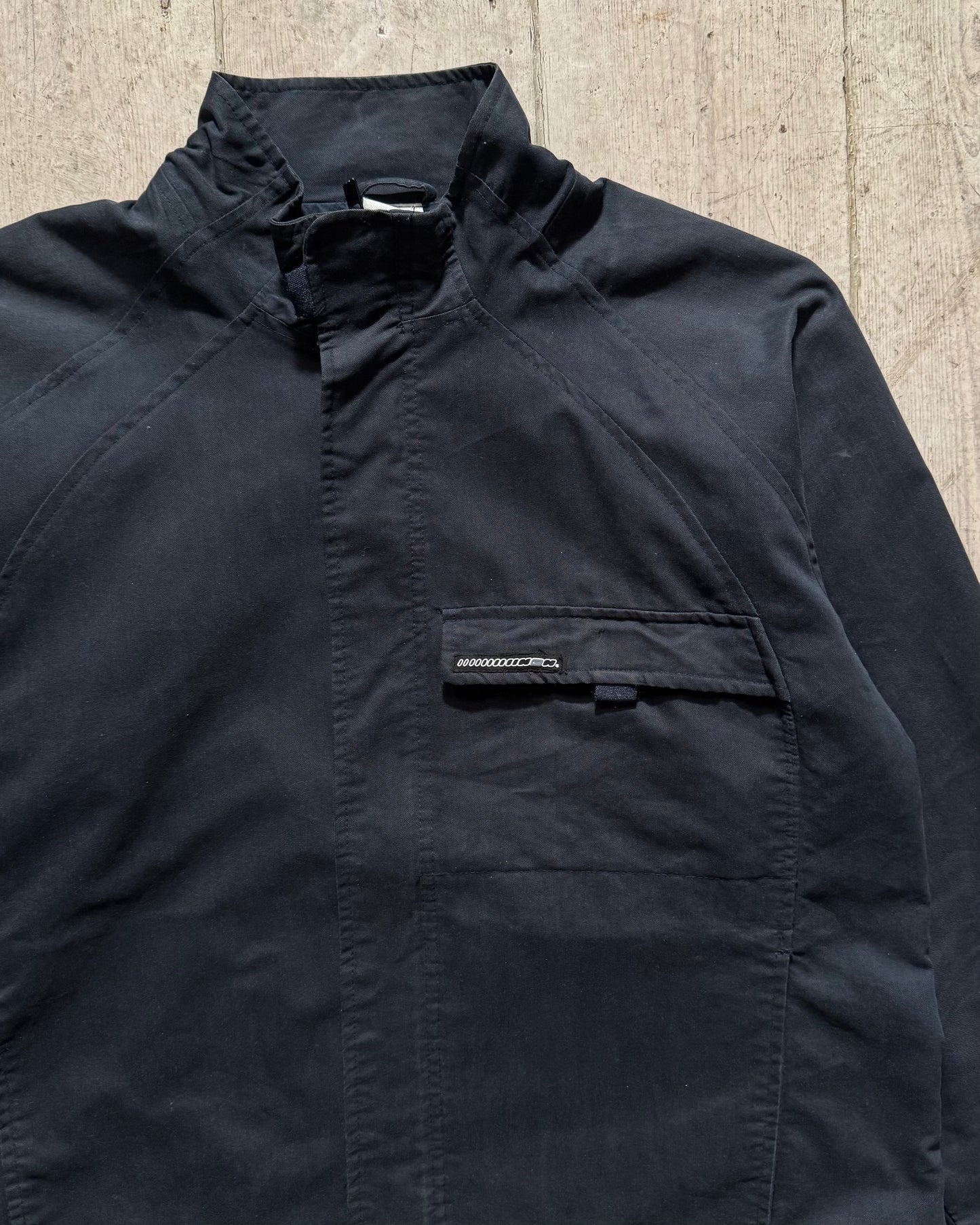 Spring 2002 Minimal Panelled Deep Navy Work Jacket (~L~)