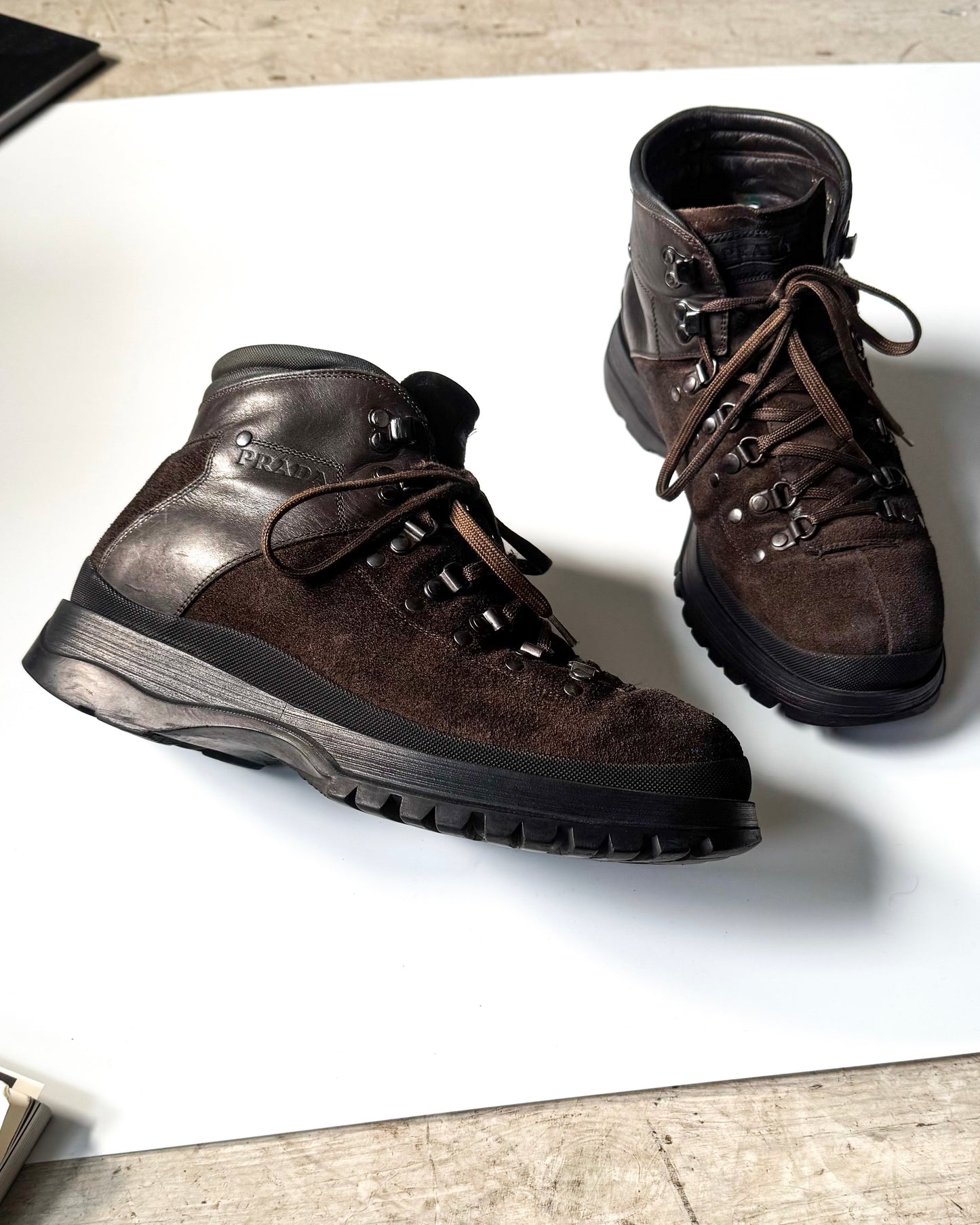 2018 Brown Leather/ Suede Hiking Boots  Shoes (7)