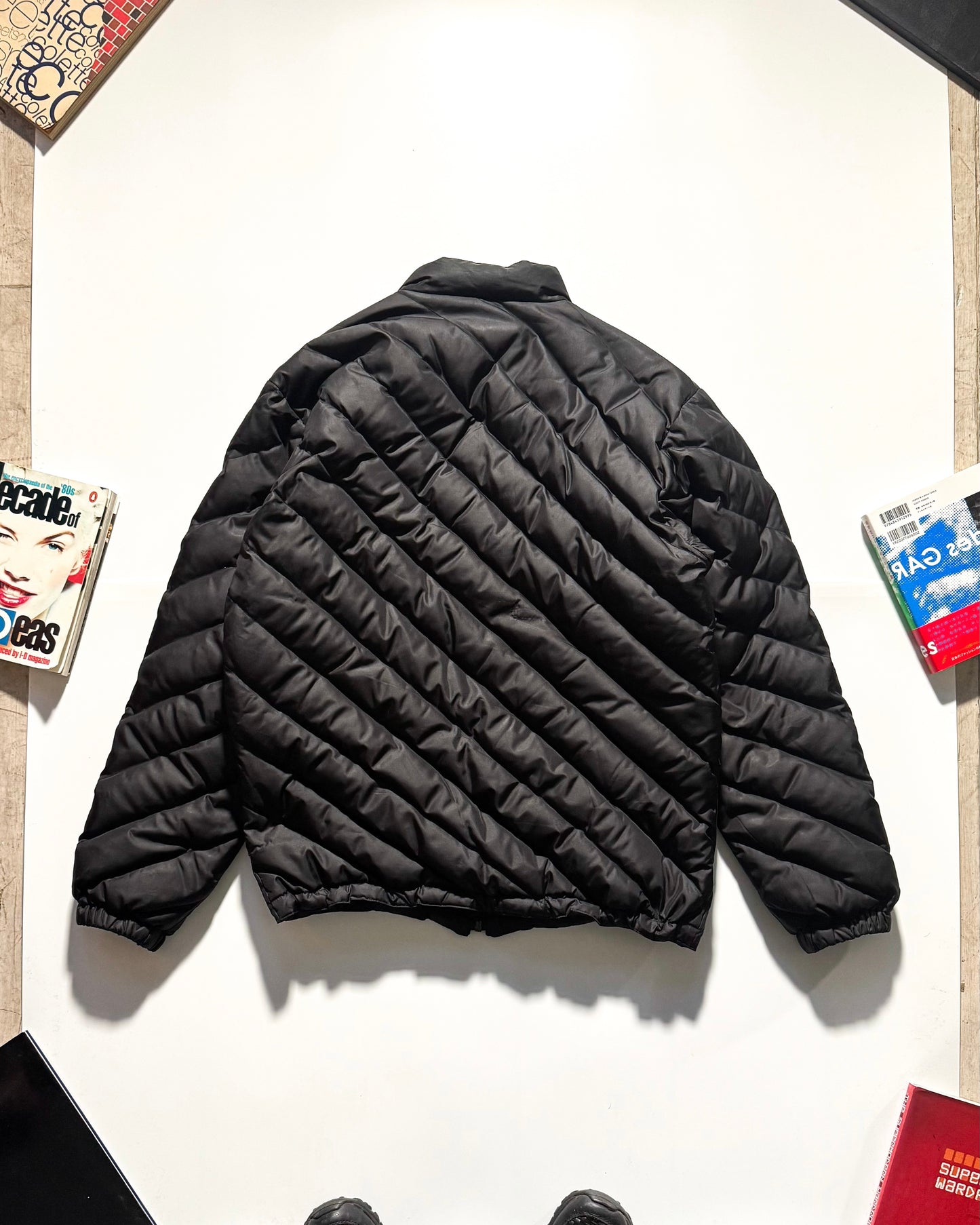 2001 Diagonal Baffle Puffer Jackey (M~L)