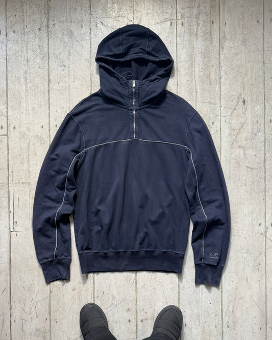 SS07 Navy Piping Hoody (M~L)