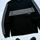 Early 2000s Side Stripe Knit Jumper  (M~L)