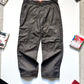 Early 2000s Shimmer Waxed Grey Asymmetrical Zip Cargo Pants (34~36)
