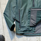 2000s Iridescent Deep Green Fleece Lined Side Zip Technical Jacket (~M~)