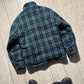 90s Harris Tweed Wool Plaid Puffer Jacket (OS)