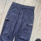 Early 2000s Washed Blue Ripstop Cargo Pants (32-34)