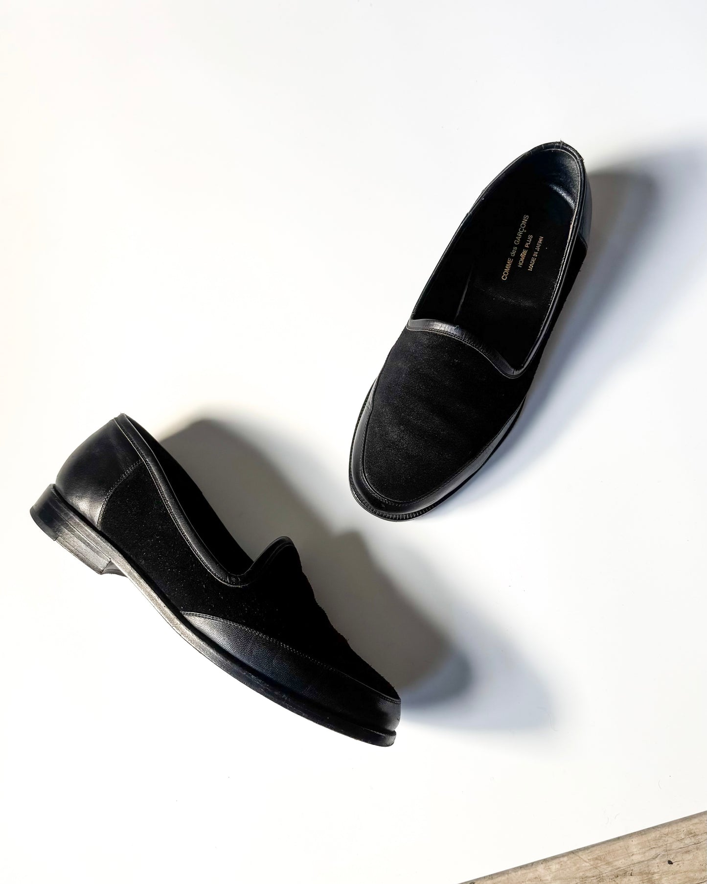 Mid 90s Sleek Suede / Leather Loafers  (JP26 / UK7.5)