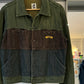 Green Brown Blue Panelled Trucker Jacket (~M~)