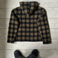 Plaid Fleece Zip Up Jacket (~S~)