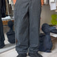 90s Grey Striped Pants  (~32~)