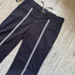 Early 2000s Navy Center Striped Taping Pants  (28 + 36 )