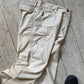 Early 2000s Cream Lightweight Front Carpenter Pants  (31~33)