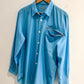 2000 Vivid Blue Packable Shirt (~L~)