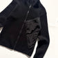 AW2000 Asymmetrical Patch Pocket Zip Up  Knit Jumper ( ~S~ )