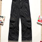 Early 2000s Washed Black Panelled Adjustable Waist Cargo Pants  (31~34)
