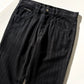 Early 2000s Tonal Jacquard Striped Slim Jeans (28~29)