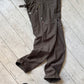 Early 2000s Olive Brown / Red Work Pants  (30~32)