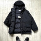 Early 2000s Black Padded Down Jacket / Parka (~XL~ )