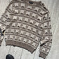 Spring 1991 Rolled 3-D Panel Archway Pattern Knit Sweater / Jumper (~M~)