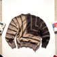 AW89 Asymmetrical 3-D Striped Contrast Segment Knit (~M~)