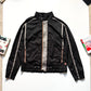 2005  Black Grey Trim Lightweight Moto Jacket (~L~)