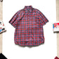 Plaid Quarter Button Up Shirt (M~L)