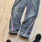 Early 2000s Red/Green Striped Wrap Around Jeans  (30 + 36 + 38 )