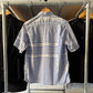 2003 Blue Gingham Logo Check Shirt  (M~L)