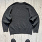 1995 Grey Argyle Pattern Front Knit Jumper  (M~L)